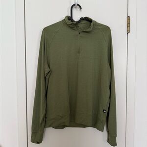 REI Green Quarter Zip - M